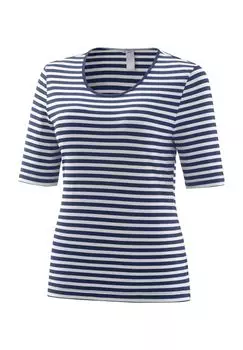 Женская футболка в полоску Эллисон JOY sportswear, цвет Night Stripes