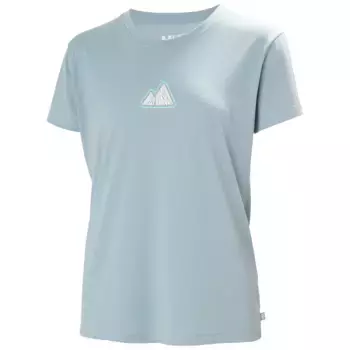 Женская футболка W Skog Graphic Helly Hansen, светло-голубой