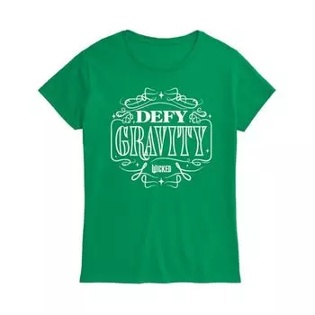 Женская футболка Wicked Defy Gravity Licensed Character, зеленый