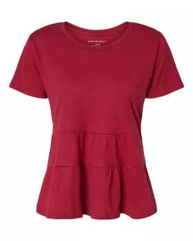 Женская футболка Willow Boxercraft, цвет garnet