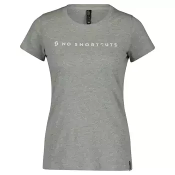 Женская футболка WS NO SHORTCUTS SS Scott, серый