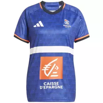 Женская гандбольная футболка FFHB REP Adidas, синий