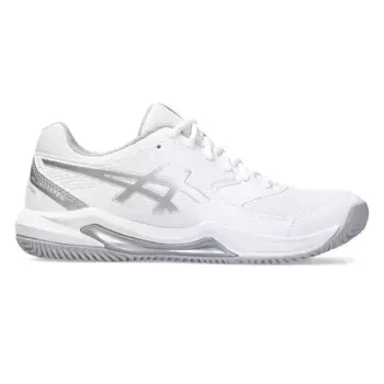 Женская GEL-Dedicate 8 Padel Asics Падел Обувь, белый/серый