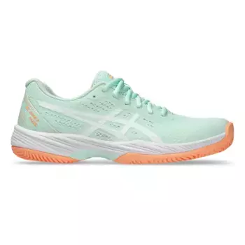 Женская Gel-Game 9 падель обувь Asics, зеленый/белый