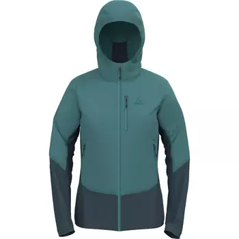 Женская гибридная куртка Ascent Odlo, зеленый
