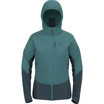 Женская гибридная куртка Ascent Odlo, зеленый