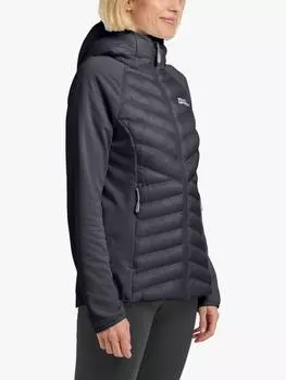 Женская гибридная куртка routenburn pro Jack Wolfskin, цвет Graphite/Grey