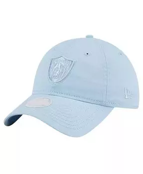 Женская голубая регулируемая кепка Las Vegas Raiders Color Pack 9Twenty New Era, синий