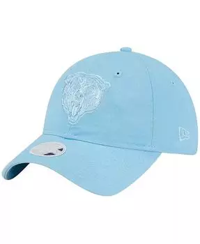 Женская голубая регулируемая шапка Chicago Bears Color Pack Brights 9TWENTY New Era, синий