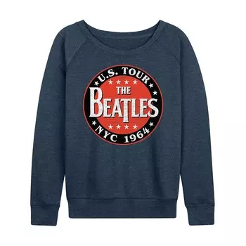 Женская группа The Beatles U. Легкая толстовка из френч терри Tour NYC 1964 Licensed Character, цвет Heather Indigo