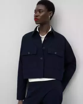 Женская хлопчатобумажная куртка Adolfo Dominguez, синий