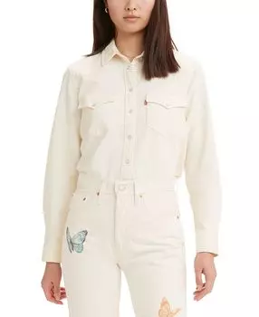 Женская хлопковая джинсовая рубашка the ultimate western Levi's, мульти