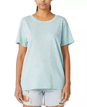 Женская хлопковая футболка с круглым вырезом и короткими рукавами Lucky Brand, мульти