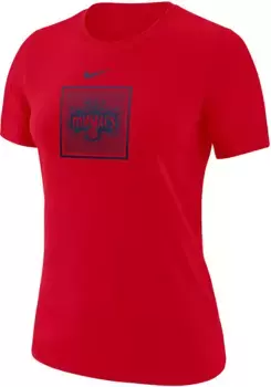 Женская хлопковая футболка с логотипом Nike Washington Mystics