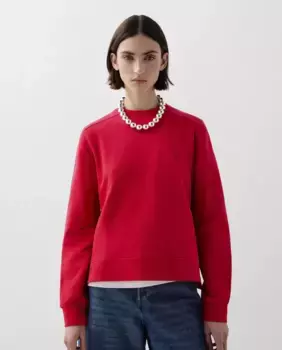 Женская хлопковая худи обычного кроя Scalpers, красный