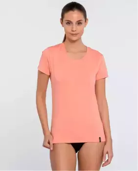 Женская хлопковая майка с короткими рукавами Punto Blanco, цвет Salmn