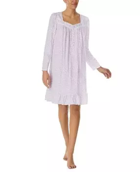 Женская хлопковая ночная рубашка с бутоном розы Eileen West