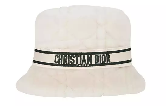 Женская хлопковая панама DIOR, Ecru