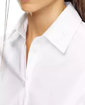 Женская хлопковая рубашка обычного кроя Diesel, белый