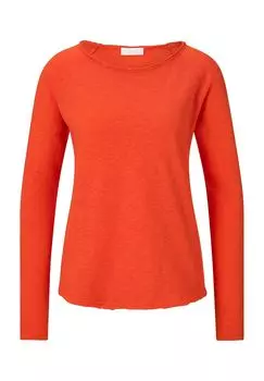 Женская хлопковая рубашка с длинными рукавами rich&royal, цвет Cherry Tomato