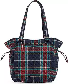 Женская хлопковая сумочка-сэтчел Vera Bradley Glenna, плед в клетку