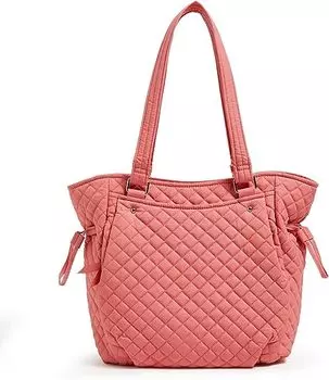 Женская хлопковая сумочка-сэтчел Vera Bradley Glenna, терракотовая роза