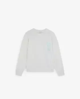 Женская хлопковая толстовка прямого кроя Scalpers, белый