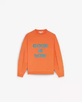 Женская хлопковая толстовка с надписью Scalpers, оранжевый