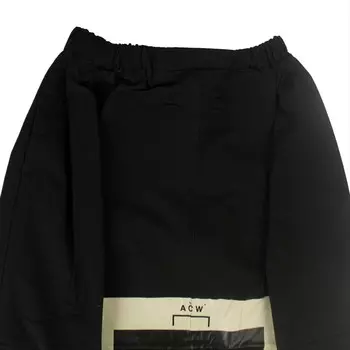 Женская хлопковая юбка-миди A-COLD-WALL* - черный, черный