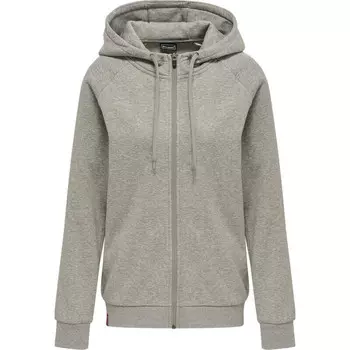 Женская худи Hmlred Classic на молнии для мультиспорта HUMMEL, цвет grau