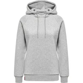 Женская худи Hmlred Heavy Hoodie для мультиспорта HUMMEL, цвет grau