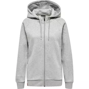 Женская худи Hmlred Heavy на молнии для мультиспорта HUMMEL, цвет grau