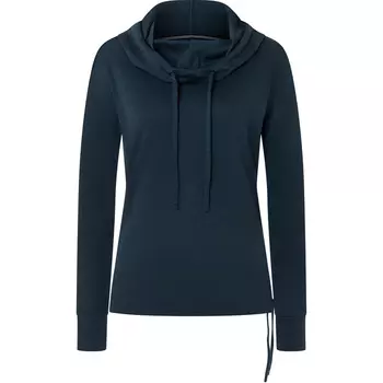 Женская худи из органического хлопка с воронкой Super.Natural, синий