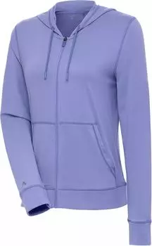 Женская худи на молнии Antigua Advance, лаванда