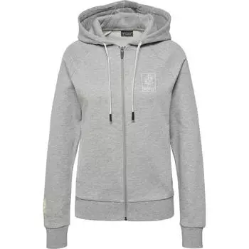 Женская худи на молнии Hmlgg12 Sweat для мультиспорта HUMMEL, цвет grau