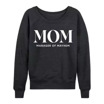 Женская худи с длинным рукавом Mom Acronym French Terry Licensed Character, серый