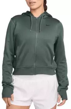 Женская худи с молнией во всю длину Nike Therma-FIT One, цвет Vintage Green