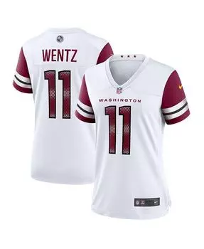 Женская игровая майка Carson Wentz White Washington Commanders Nike, белый