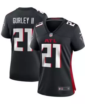 Женская игровая майка Todd Gurley II Atlanta Falcons Player Nike, черный