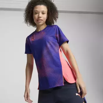 Женская индивидуальная футболка Jersey Puma, синий