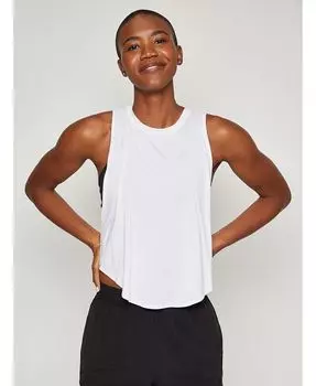 Женская изогнутая майка Fourlaps, белый