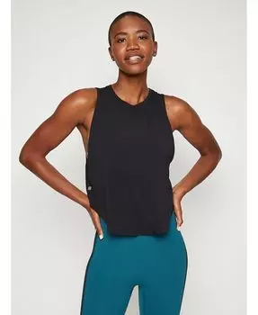 Женская изогнутая майка Fourlaps, черный