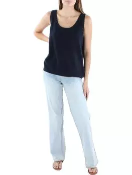 Женская кашемировая майка с круглым вырезом Lauren Ralph Lauren, цвет lauren navy