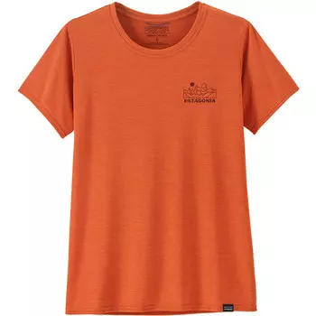 Женская кепка Cool Daily Lands Футболка Patagonia, цвет Trailways: Redtail Rust X-Dye