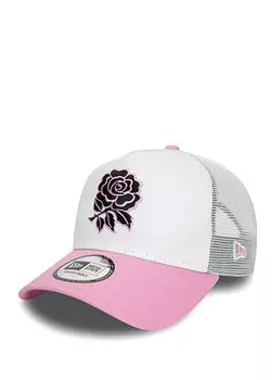 Женская кепка дальнобойщика сезонного цвета New Era, розовый