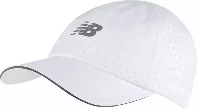 Женская кепка для бега New Balance с 6 панелями Pro, белый
