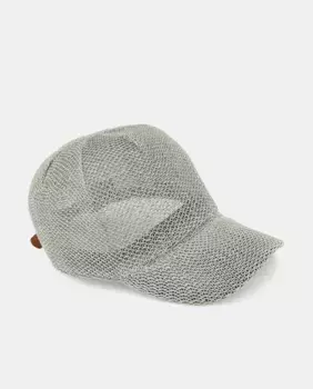 Женская кепка с эффектом рафии Green Coast, хаки