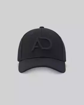 Женская кепка с вышитым логотипом и застежкой на крючок Adolfo Dominguez, темно-синий