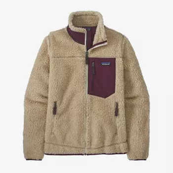 Женская классическая флисовая куртка Retro-X Patagonia, цвет Dark Natural w/Night Plum