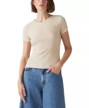 Женская классическая футболка Hayes Levi's, коричневый/бежевый